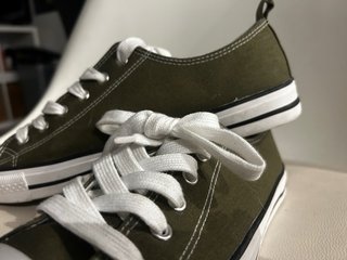 Zapatillas lona tipo converse talla 43 gris