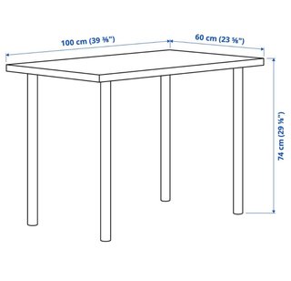 Mesa de escritorio blanca