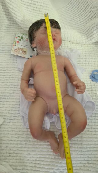 Muñeca Reborn Vinilo Suave 45cm
