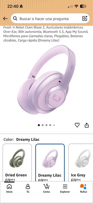 Fresh 'n Rebel Clam Blaze Auriculares