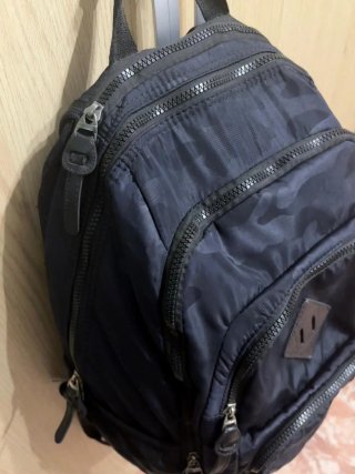 Mochila CoolPack azul de camuflaje