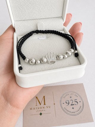 2 Pulseras Plata Ley 925 Medalla Rolex