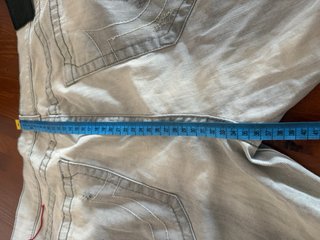 True Religion Jeans Grises Desgastados