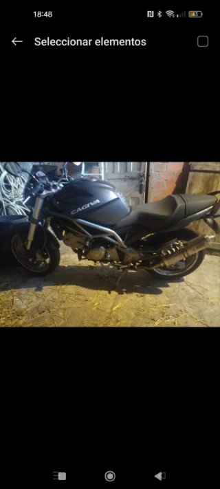 Moto Naked Gris/Plata