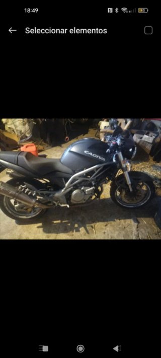 Moto Naked Gris/Plata