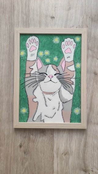 Cuadro Pintura vidrio