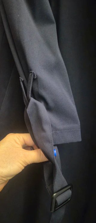 Gabardina Larga Azul