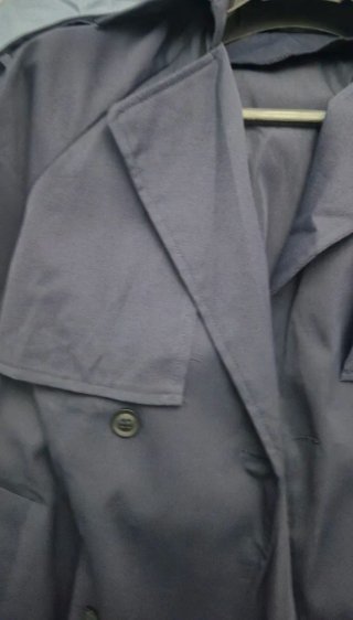 Gabardina Larga Azul