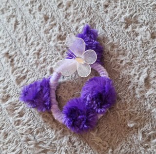 Llavero Kawaii Mariposa Morado