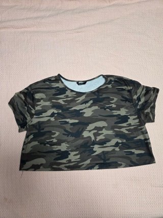 Camiseta corta militar