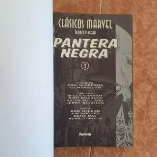 Cómics Marvel Pantera Negra