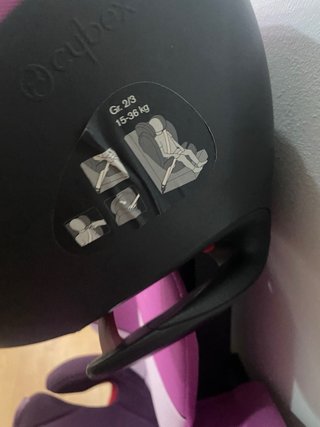 Silla Cybex Isofix Morada