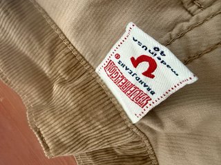 Pantalones True Religion Marrones Corduroy