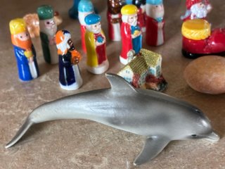 Lote figuras Roscón de Reyes y recuerdos