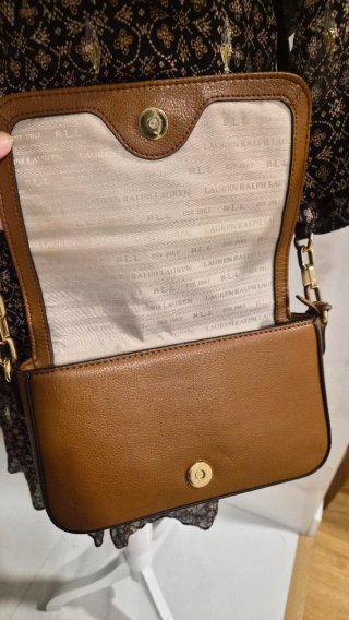 Bolso bandolera Ralph Lauren marrón