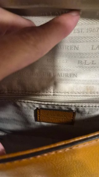 Bolso bandolera Ralph Lauren marrón