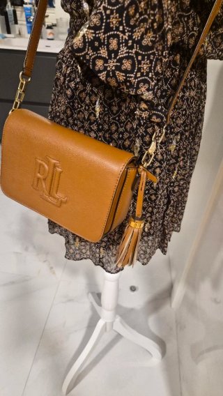 Bolso bandolera Ralph Lauren marrón