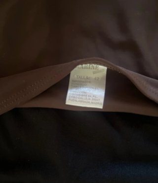 Trikini bañador marrón chocolate nuevo talla 42