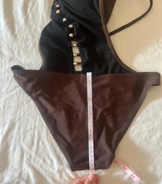 Trikini bañador marrón chocolate nuevo talla 42