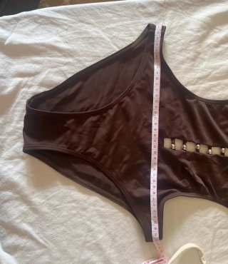 Trikini bañador marrón chocolate nuevo talla 42