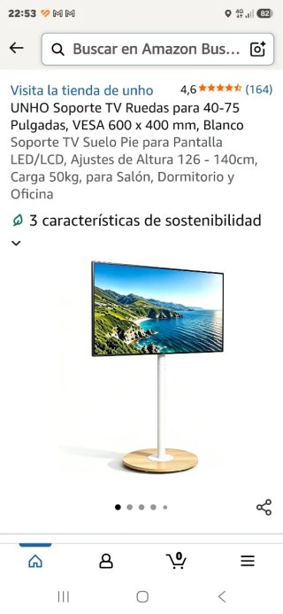 Soporte TV UNHO 40-75 VESA 600x400