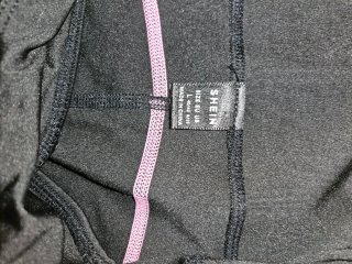 Mallas deportivas mujer negro y rosa