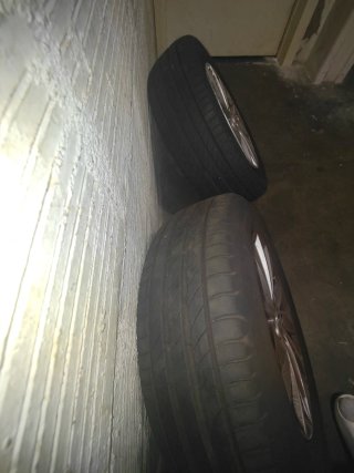 Llantas Golf 7 con neumáticos