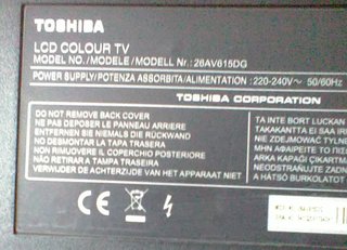 Televisor Toshiba 26AV615DG