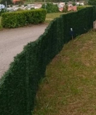 Seto artificial 1x3m verde