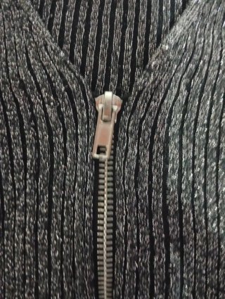 Chaqueta H&M brillante cremallera