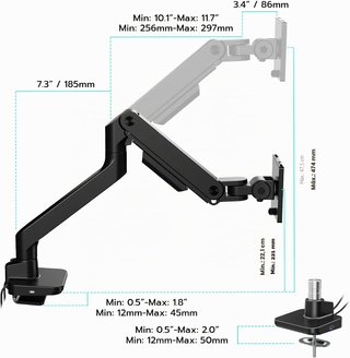 Soporte Brazo Monitor ARES WING 17-49
