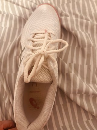Zapatillas Asics Padel Blancas y Rosas