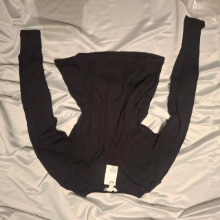 Top negro manga larga H&M Talla L