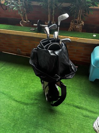 Bolsa de palos de golf negra