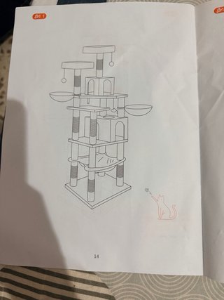 Árbol rascador para gatos PT18- NUEVO