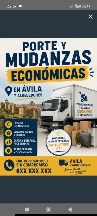 Portes y mudanza