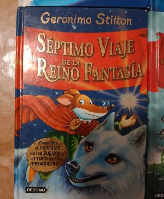 Lote de 4 libros de Geronimo Stilton.