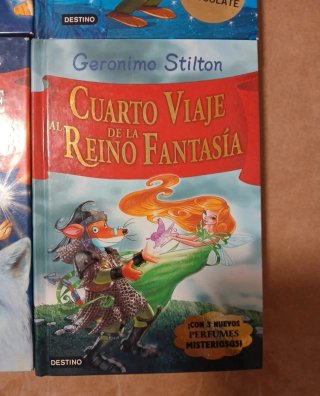 Lote de 4 libros de Geronimo Stilton.
