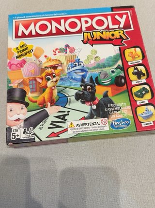 Monopoly Junior Hasbro Gaming Edición Italiana
