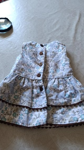 Vestido de verano floral para bebé