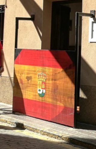 Burladero de hierro para encierros