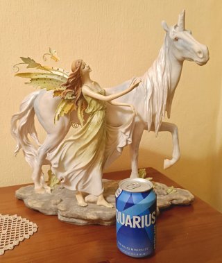 Figura Hada y Unicornio
