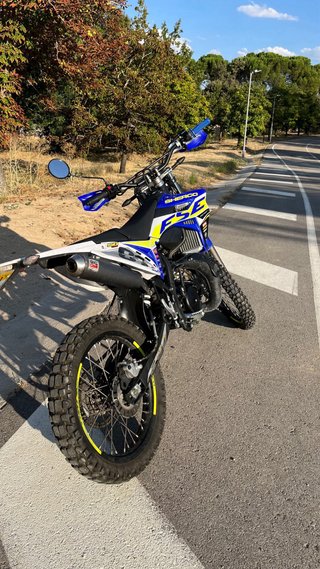 Sherco 50cc Enduro Azul y Blanco