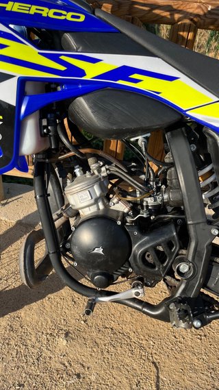 Sherco 50cc Enduro Azul y Blanco