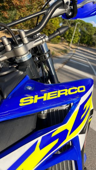 Sherco 50cc Enduro Azul y Blanco