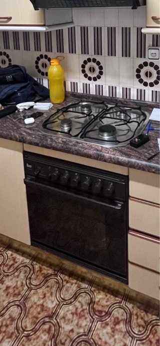 Cocina de gas y horno