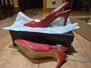 Zapatos rojos de vestir talla 36