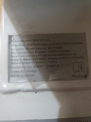 Bicicleta Elíptica Reebok Z Elliptical
