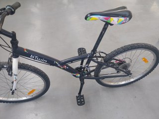BICI BTWIN POPLY NEGRA 24" PULGADAS DECATHLON