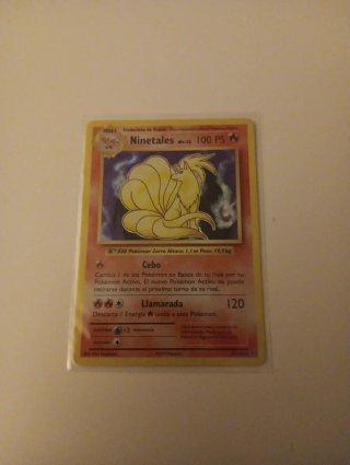 Cromo Pokémon Ninetales Fase 1